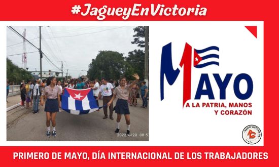 LuzardoMagdiel's tweet photo. 👉El #1roDeMayo todos a desfilar celebrando:
📍Aniversario 170 del natalicio de nuestro #JoséMartí
📍145 años de la  Protesta de Baraguá
📍Aniversario 70 del asalto a los cuarteles Moncada y Carlos Manuel de Céspedes 🇨🇺💖
#ALaPatriaManosYCorazón #JagueyEnVictoria @mariofsabines https://t.co/VhqhW4kjV3