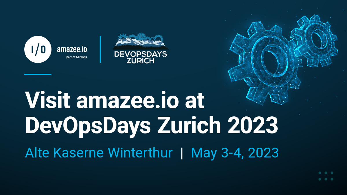 We'll be at #DevOpsDaysZH next week, so stop by our booth to hear how #ZeroOps takes the strain off developers and removes the burden of operations with platform engineering, so devs can be devs - like they were hired to be. 🇨🇭 bit.ly/3V80V2t

#DevOps #DevOpsDays #dodzh