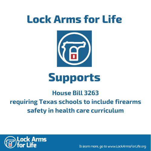 lockarmsforlife's tweet photo. Thank you for authoring this bill, Rep. @donnahoward! #txlege #gunsafety #safegunstorage #keepemsafe https://t.co/NFcQFV5Y6k