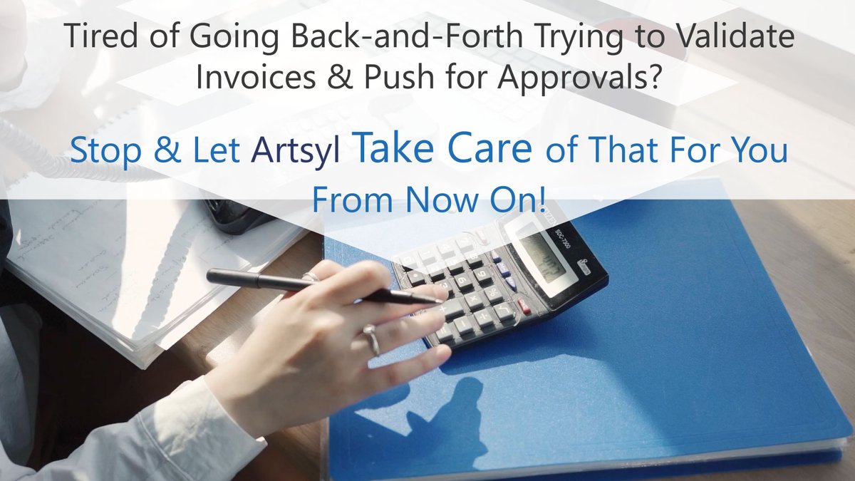 ArtsylTech's tweet image. Rather than resorting to manual labor for your routine AP invoice processing jobs, let intelligent process automation bots take care of that for you artsyltech.com/s/o5o 

#invoiceautomation #invoiceprocessing #apautomation