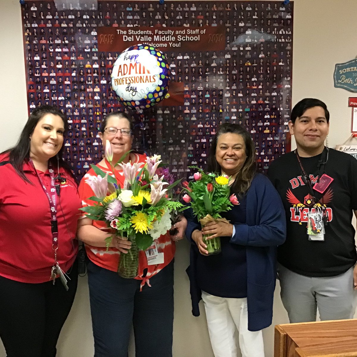 DVISD_DVMS's tweet photo. Happy ADMINISTRATIVE PROFESSIONALS DAY to #DVMSheros Ms. Baker and Ms. Chapa-Santa Ana! https://t.co/FCDTRA05Om