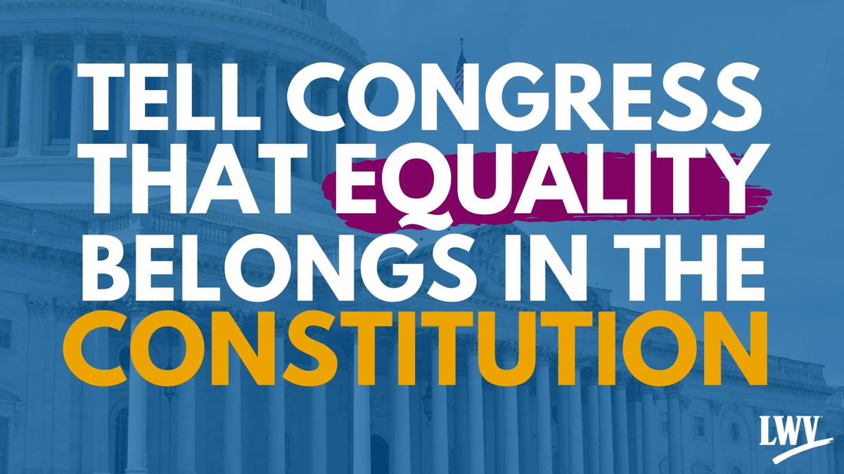 The U.S. Senate is expected to vote on S.J. Res. 4 this week!

Contact Senator Grassley and Senator Ernst, and urge them to vote for equality: bit.ly/40GIEup

#empoweringvoters #defendingdemocracy #era #lwvia