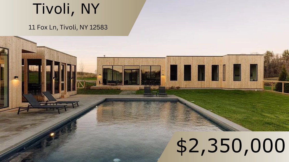 Tivoli, NY 4Bd | 2Ba | 2,675 sqft.⁠
⁠  ⁠
Listed For $2,350,000
⁠
youtu.be/8u0Hgyy3Z_k
⁠
#upstateny #hudsonvalley  #hudsonvalleyny  #hudsonvalleyrealty  #upstatenewyork #newyork #newyorkliving #homes #columbiacounty  #columbiacountyny⁠ #nyc