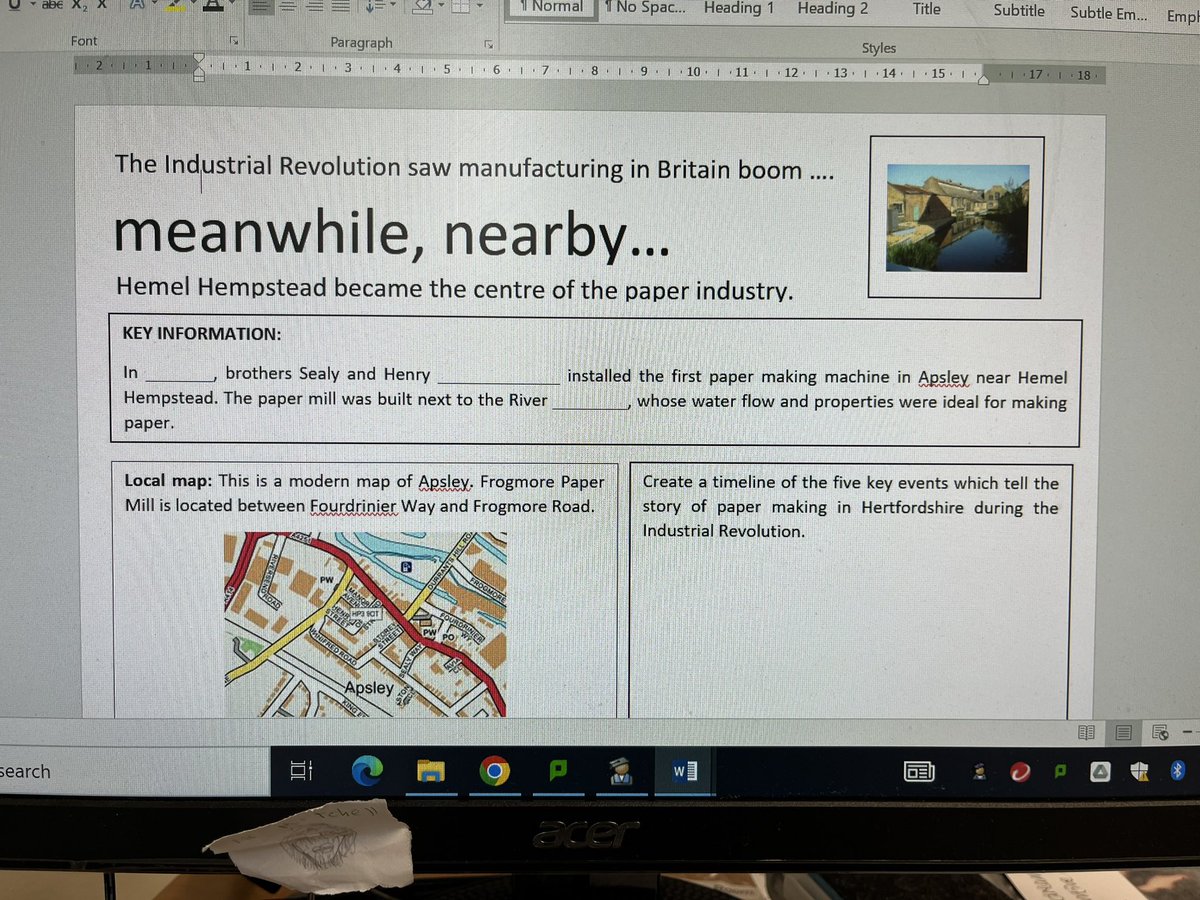 John Mitchell (@jivespin) on Twitter photo Delighted to mark next monthโs <a href="/histassoc/">Historical Assoc</a> Local History Month with a lesson on <a href="/FrogmoreMill/">Frogmore Paper Mill</a> - my parentsโ workplace for over 20 years. Delighted to mark next monthโs <a href="/histassoc/">Historical Assoc</a> Local History Month with a lesson on <a href="/FrogmoreMill/">Frogmore Paper Mill</a> - my parentsโ workplace for over 20 years.