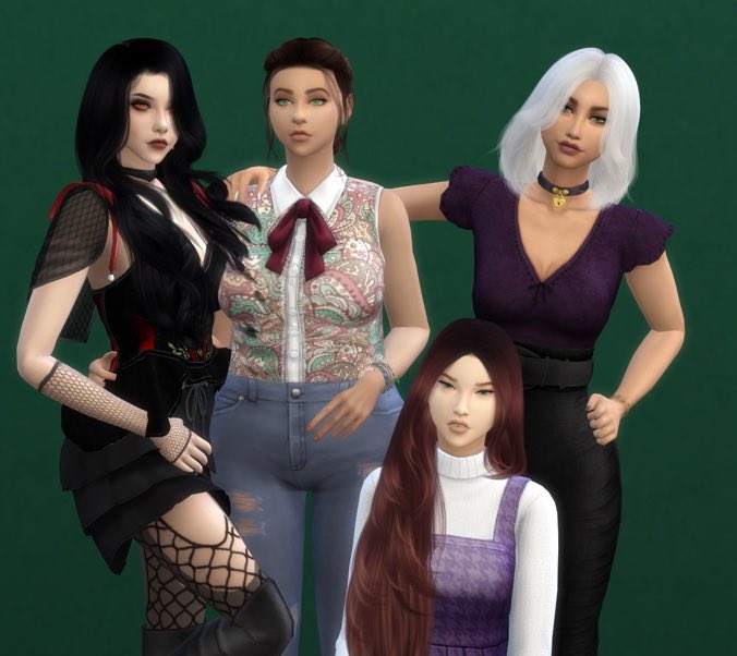 Artsygamer7's tweet photo. Every Generation from my Not So Berry and Female Gaming Legacy Challenges! (Technically Plum is born but not a teen yet.) I have loved every Generation so far! Looking forward to the rest of the generations! #Sims4 #NotSoBerry #FGLC https://t.co/6LHvetYtLr