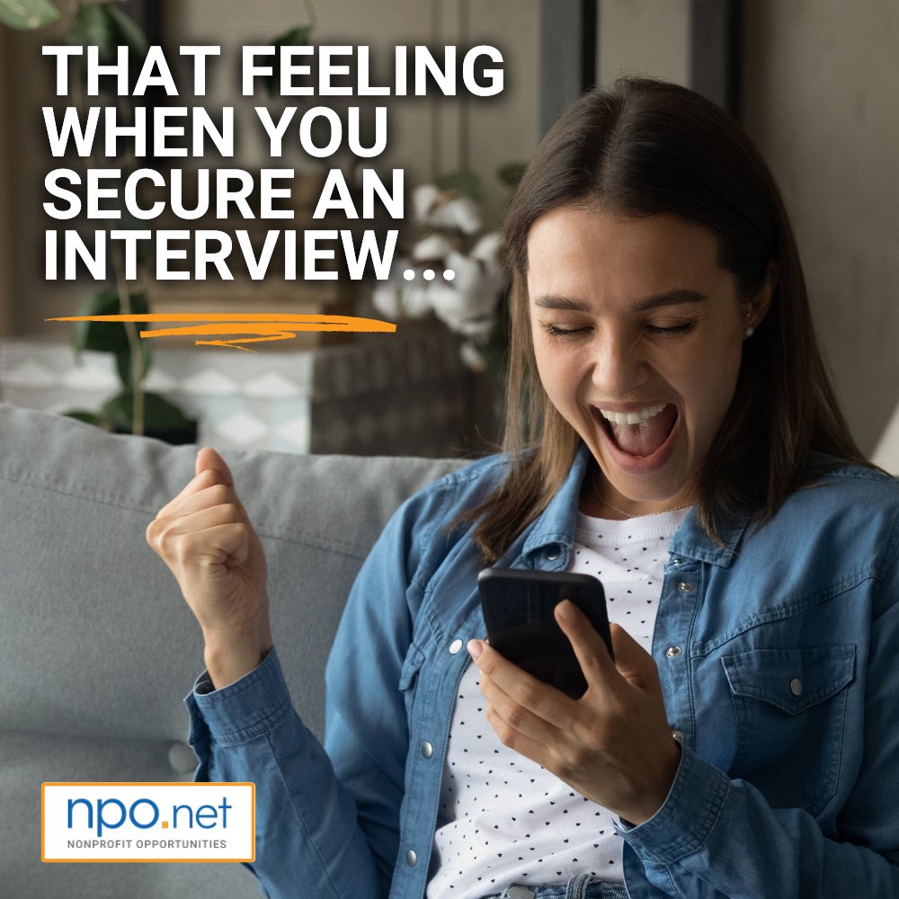 We know that feeling...because we help hundreds of nonprofit job seekers find the opportunities they dream of.

Search NPO’s premier job board for nonprofit organizations: bit.ly/3hDPQH6  

#npolumity #npodotnet #nonprofit #lumity #nonprofitopportunities #jobboard