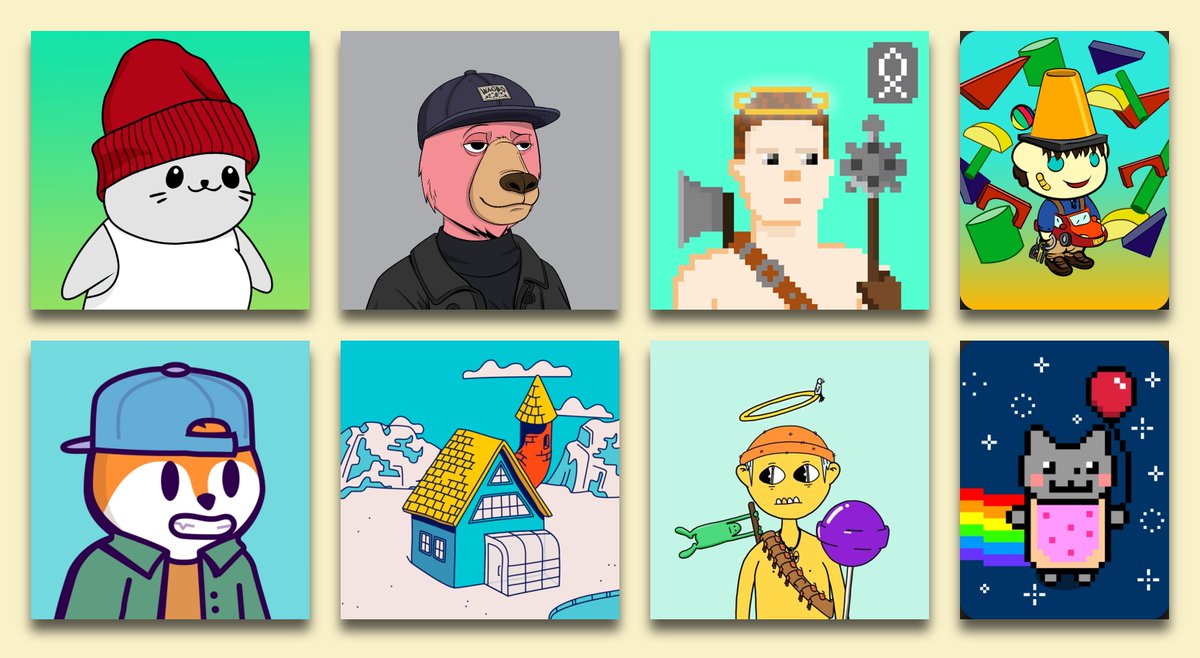 Some NFTs I like outside of the Algorand ecosystem. 
- @SappySealsNFT on $ETH
- <a href="/okaybears/">Okay Bears</a>, <a href="/FamousFoxFed/">Famous Fox Federation 🦊🟠</a>, and <a href="/SolsteadsNFT/">Solsteads & Citizens</a> on $SOL 
- <a href="/VeKingsNFT/">𝕍eKings</a> on $VET
- <a href="/ChipperComic/">Eric Bateman</a> and <a href="/NyanCat/">Nyan Cat</a> on Polygon/Reddit Avatars