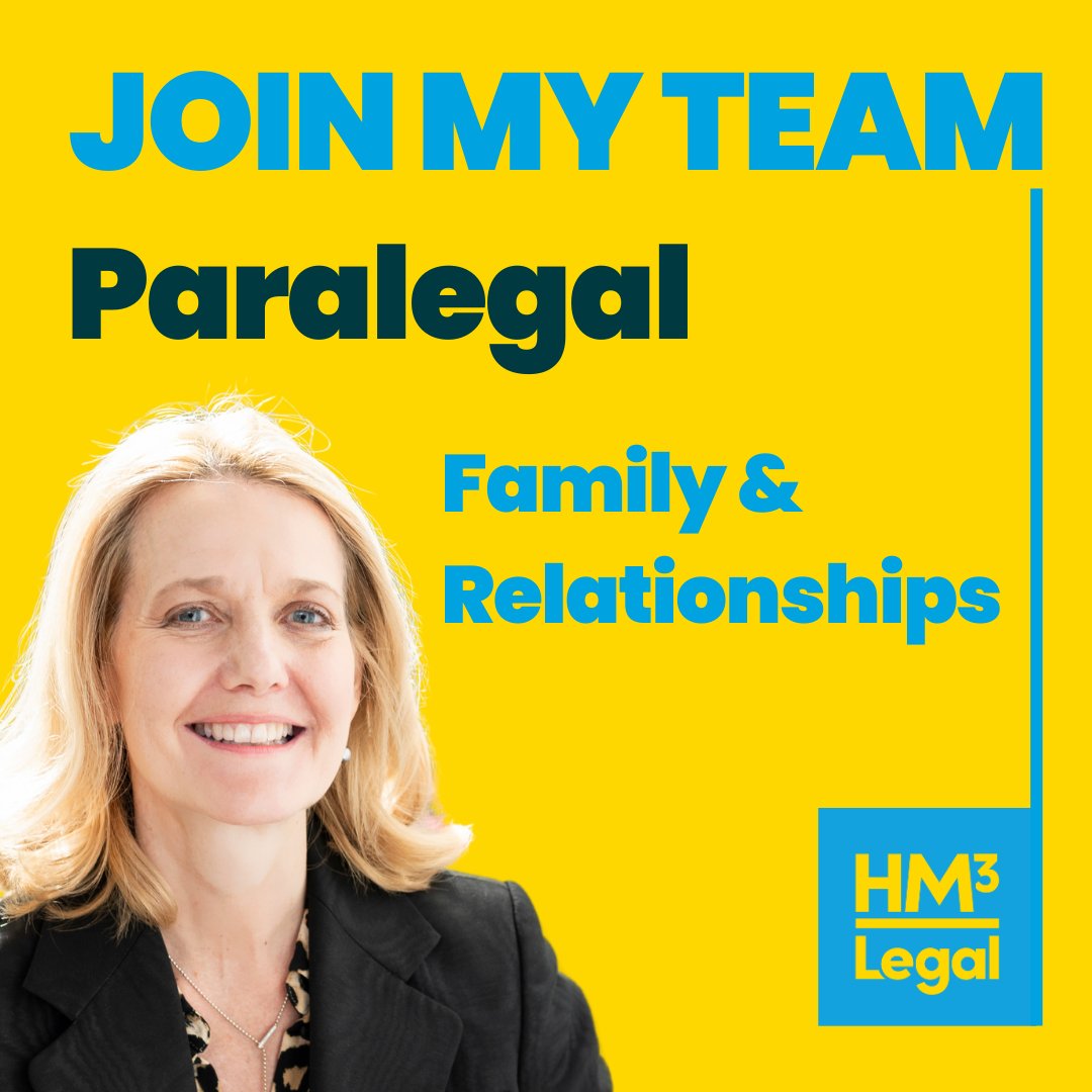 "Join my team" #Paralegal wanted to work with Elizabeth, widely recognised in prestigious publications Legal 500 and Chambers Legal Directory

✅Experienced and supportive team in #Chester
✅Variety of work

Check it out👉tinyurl.com/mrbs684w

#FamilyLawyer #LegalJobs
