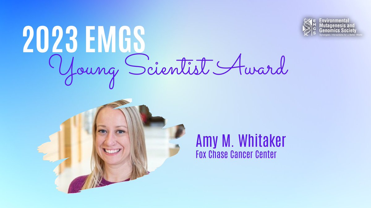 EMGSUS's tweet photo. Check out @DNAmyWhitaker's YSA video here: https://t.co/nuOdODG7FT

Cast your vote and help us honor the most innovative and talented young researchers in environmental mutagenesis and genomics. #EMGS #YoungScientistAward #Science

Voting Ends: May 26th https://t.co/hc5jYEYT7m