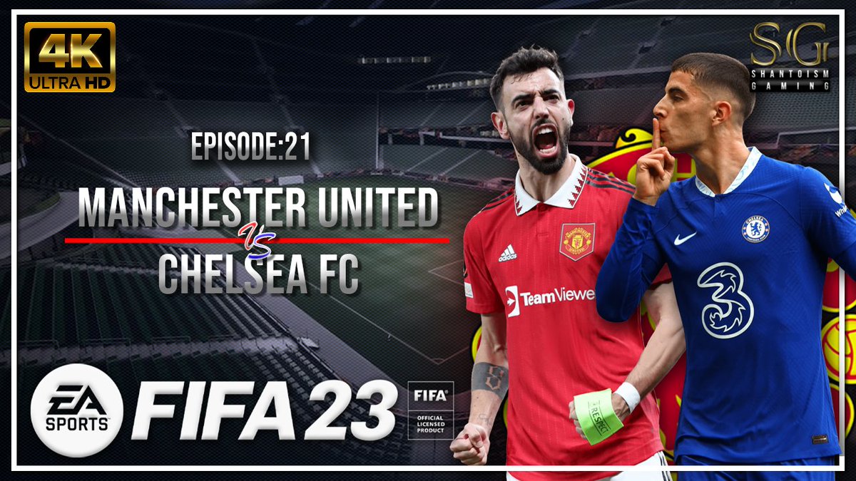 FIFA 23 : Career Mode | Premier League 

Manchester United vs Chelsea FC 

Gameplay Ep: 21 

A 'SHANTOISM GAMING' Production. 

✅ YouTube: youtu.be/UjkshxF3Cjc

#fifa23 #gameplay #careermode #manunited #manchesterunited #tedlasso #premierleague #4k #chelsea #chemun