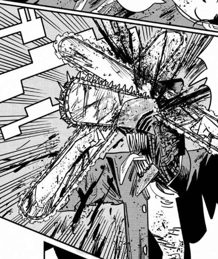 HSF_Akira's tweet photo. @biyuuji That is not true!  Denji did fall into despair for the memories of Power and Aki.  He was able to return to the floor because he sawed off his head. This happened 2 chapters ago, how did people already forget about that? ;n; https://t.co/eP4JXR5Bj7