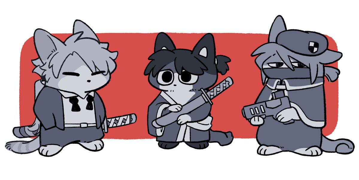 Katana zero但猫猫😼