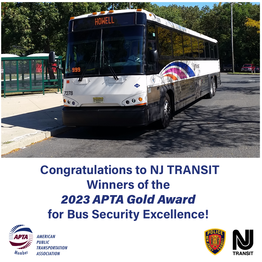 NJ TRANSIT on Twitter "Today, NJ TRANSIT was presented with the