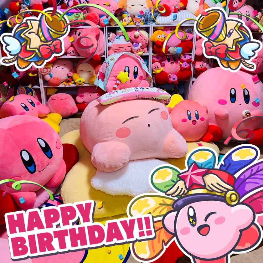 カービィお誕生日おめでとう！！

#星のカービィ31周年
#カービィのハッピーバースデー
#Happy31stBirthdayKirby