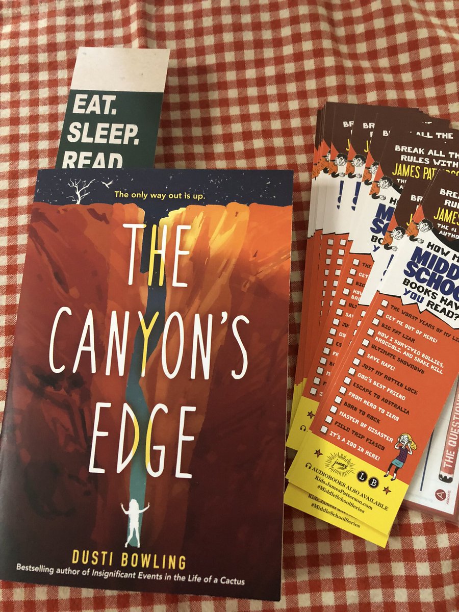 Super excited to receive a copy of The Canyon’s Edge by @DustiBowling! 🌵Thanks, @CynthiaSchwind & #FridayNightRaffle. @LiftBridgeBooks