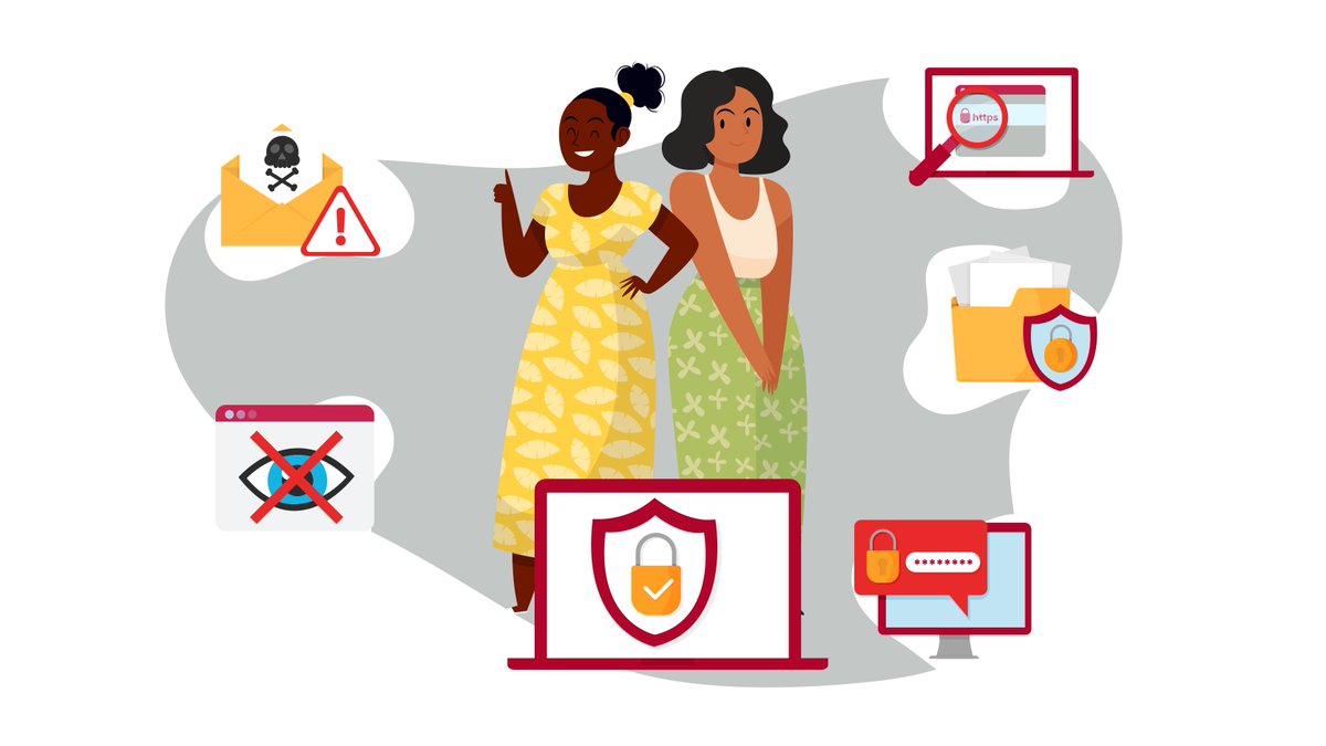 wougnet's tweet photo. #SayNoToOGBV.The immediate recourse currently available for most sub-Saharan women &amp; non-binary persons to prevent incidents of cyber harassment is to practice good digital security to recognize and prevent potential incidents of Online GBV.

#FeministTech 

@Internews https://t.co/y5XRawHJCC