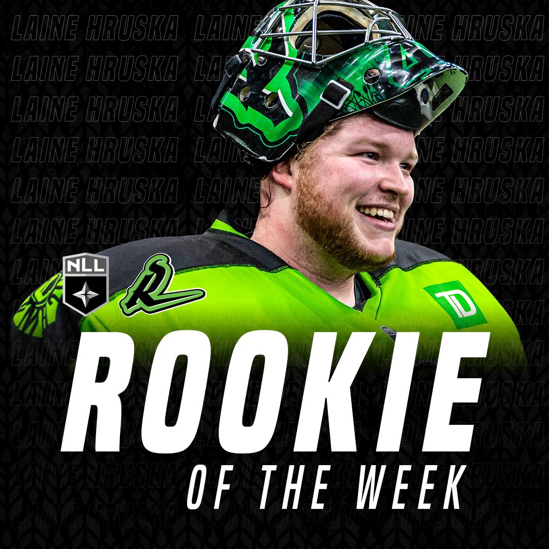 With 36 saves and an OT Win in his <a href="/NLL/">NLL</a> Debut, the homegrown kid is the NLL’s Rookie of the Week!!! 🚨