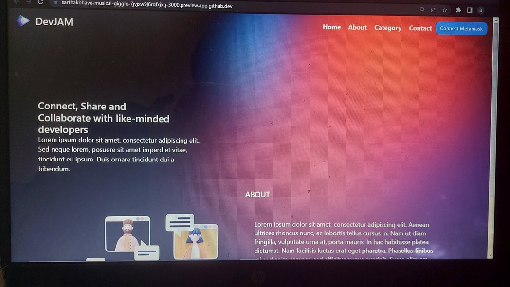 techking_007's tweet photo. At @huddle01com, we're building DevJam, a personalized video chat platform for curators to connect with their respective interest niches. β¨π§βπ»
#BuiltOnHuddle #BuiltOnFilecoin
@sarthak_bhave @imsp_18 @Code_Parth https://t.co/WwOUAzVYdi