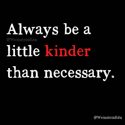 WeinsteinEdu's tweet photo. Kindness counts! 🧡 https://t.co/9rGzKEcD3W