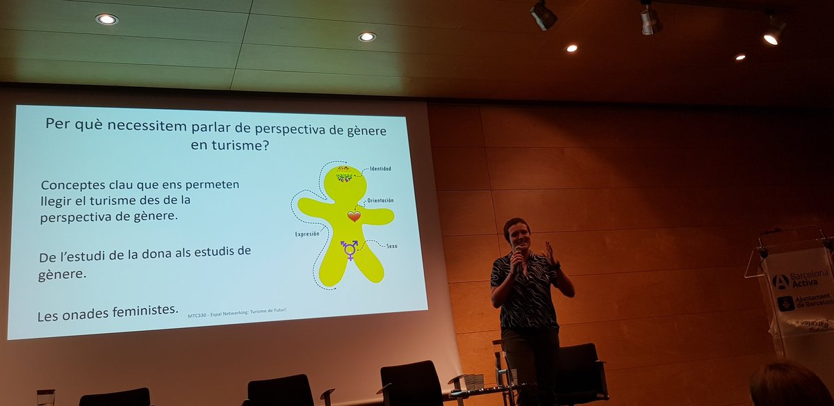 peinadormarta's tweet photo. La perspectiva de gènere en el #turisme amb @AbellanCalvet i la necessitat de nous perfils per crear nous serveis. #LGTBIQ #BcnTreball #FemNetworking https://t.co/R47stHFd38