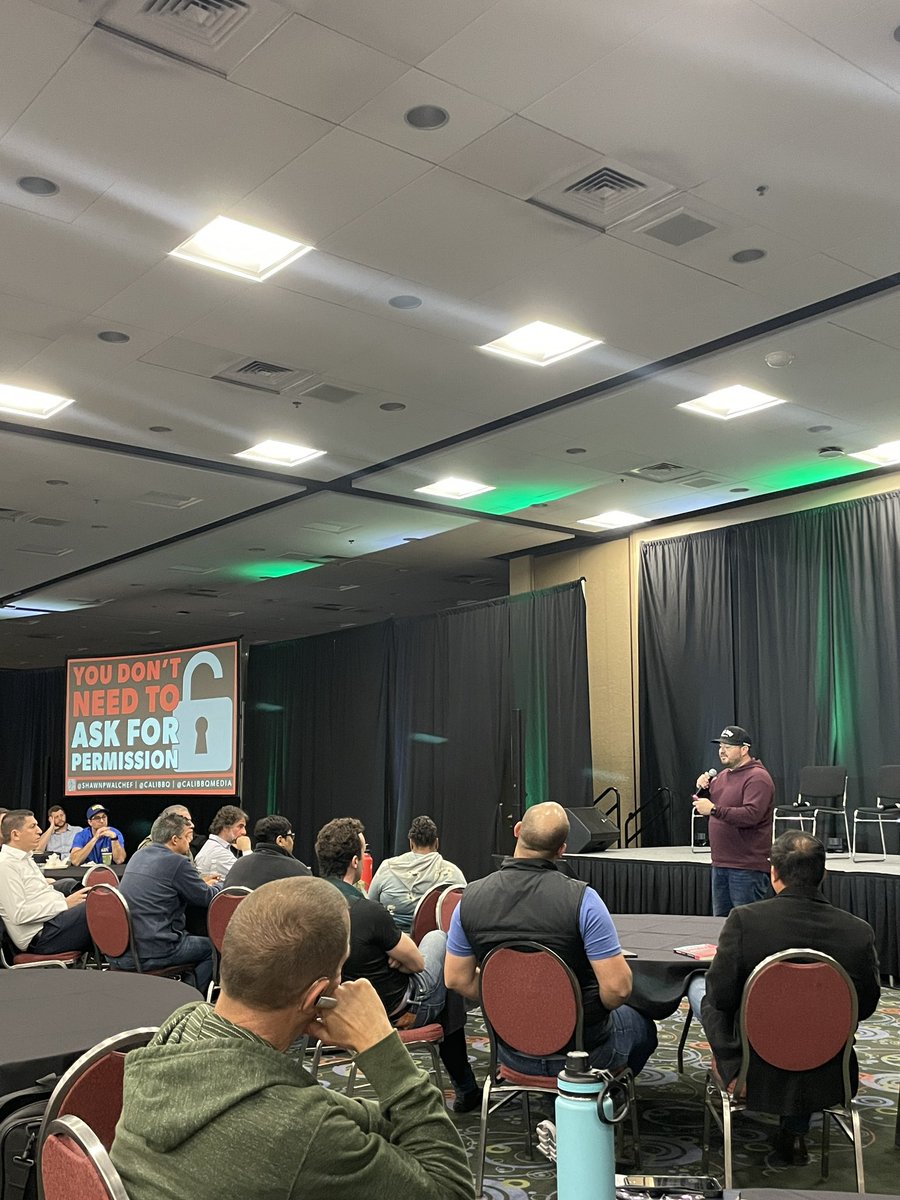 Excited to finally hear <a href="/shawnpwalchef/">Shawn Walchef</a> speak in person, encouraging RMDA members to document their story. <a href="/CaliBBQMedia/">Cali BBQ Media</a>