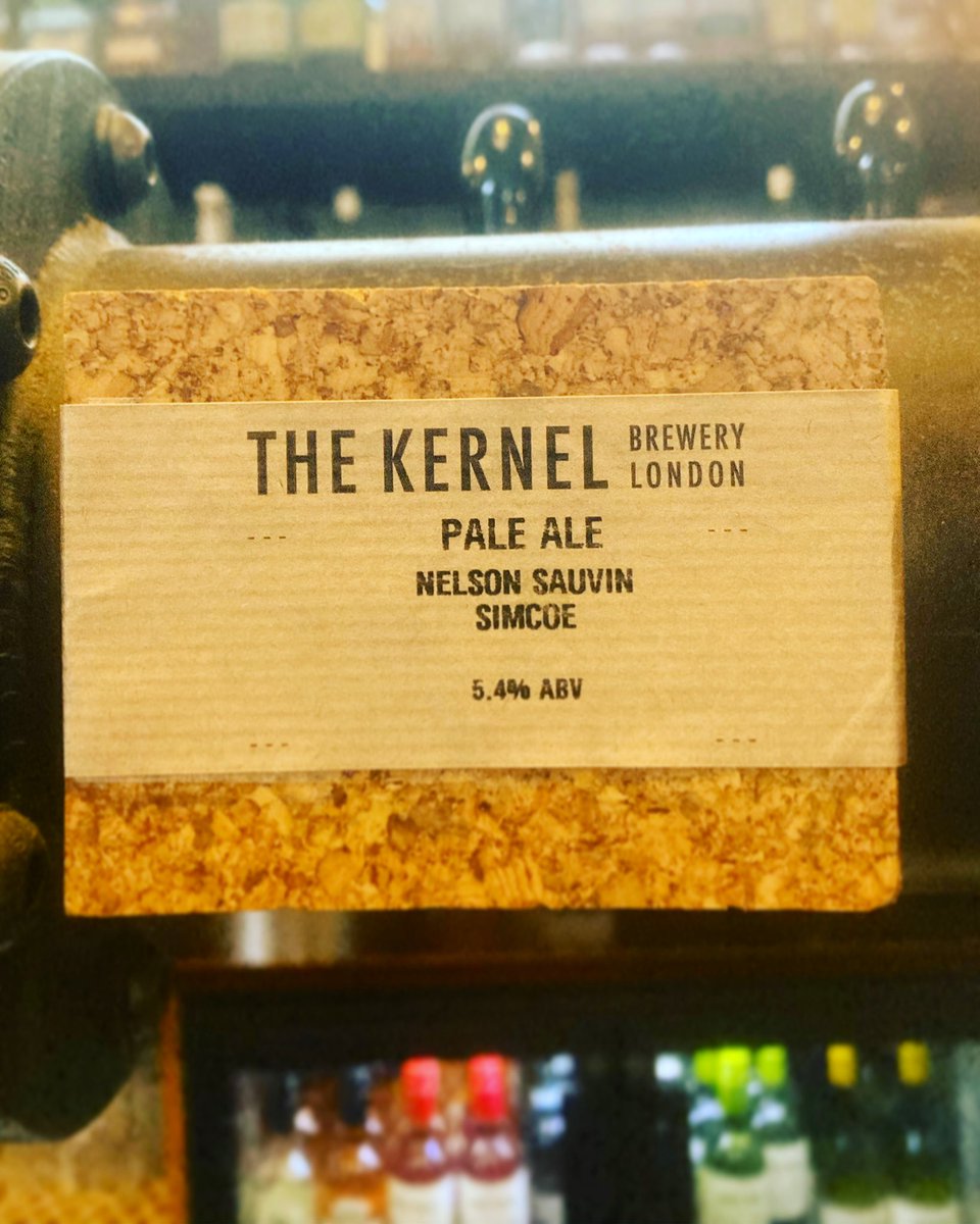 craftbeercoEC3's tweet photo. We were just thinking about how Nelson Sauvin & Simcoe are our favourite hops. Thankfully our Joe has ordered in this corker of a Pale Ale from @kernelbrewery featuring both! Thanks Joe, thanks @kernelbrewery
#craftbeer #londonpub #stmaryaxe #thekernel #nelsonsauvin #simcoe https://t.co/MRBpdGbQIS