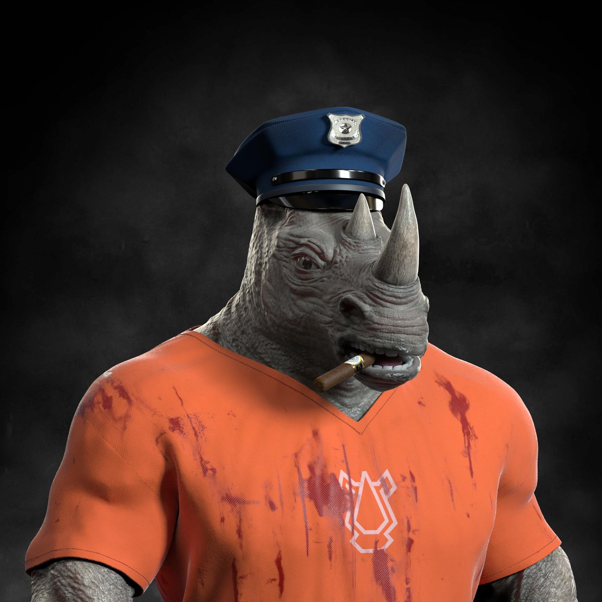 RogueRhinoclub's tweet photo. Jax, the rebellious Rogue, bides his time in prison, waiting for the moment to take his revenge. With each passing day, his anger grows, and he becomes more determined to escape and make those who wronged him pay... He may be locked up, but he will never be broken.

#nft #nftart #nfts #nftcollector #nftcommunity #cryptoart #digitalart #art #crypto #nftartist #GoRogue