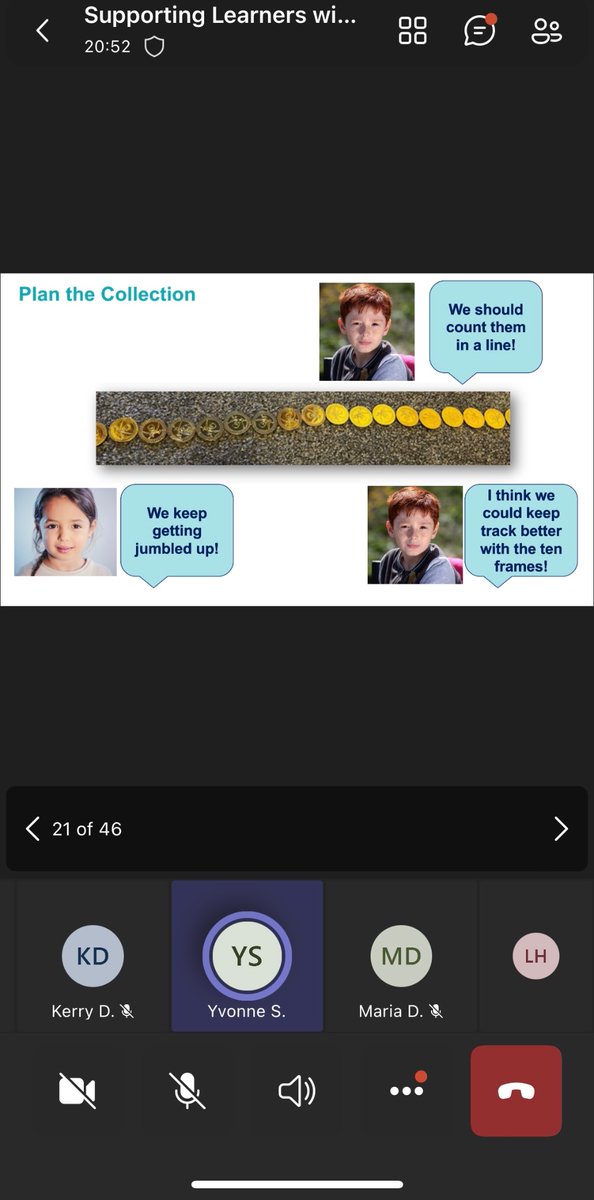 MissTillbert's tweet photo. Attending @EducationScot Supporting Learners with the Early Foundations of Counting. Really exciting ideas around using children's interests to support counting opportunities. https://t.co/GnO6IiYGrR