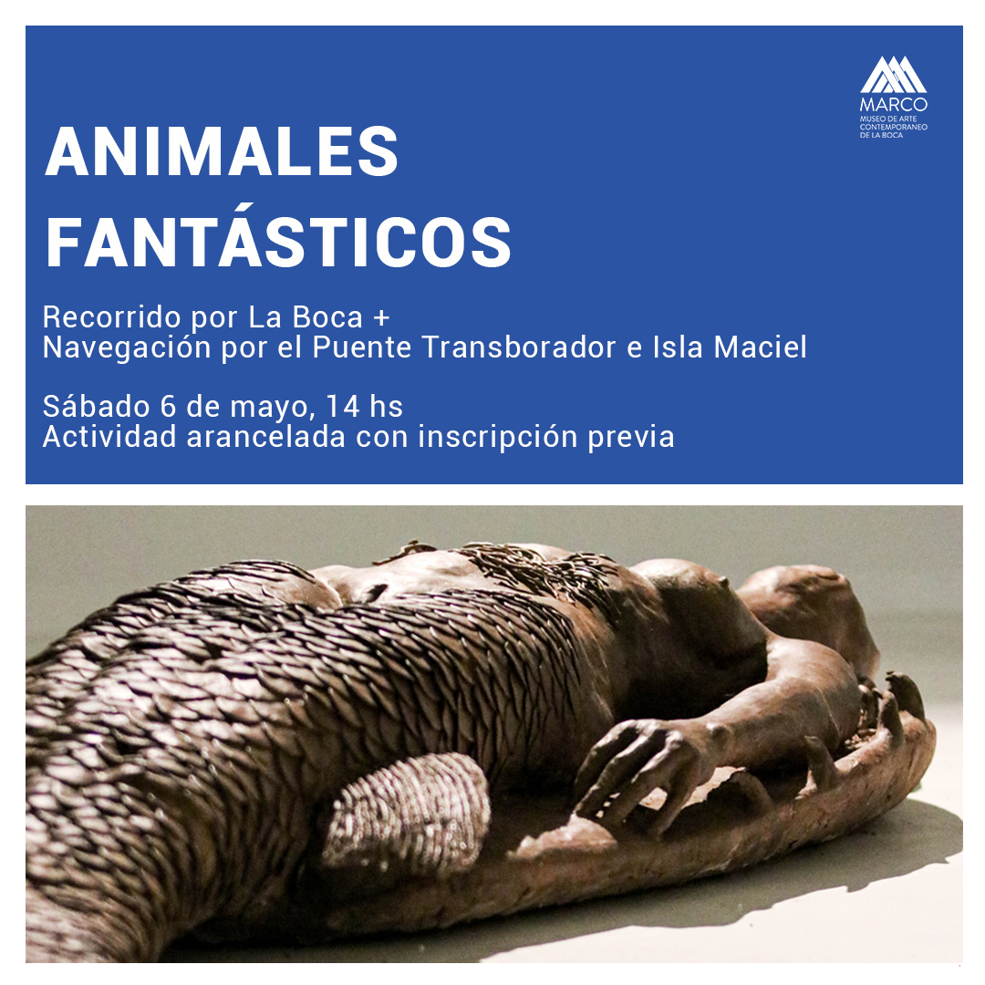 MarcoLaBoca's tweet photo. VISITA GUIADA "ANIMALES FANTÁSTICOS"
📆Sábado 6 de mayo, 14 hs.

Acompañanos a descubrir un universo fluvial y maravilloso de seres fantásticos, leyendas urbanas y relatos escabrosos del Riachuelo! 🚤⚓🧜🏼‍♀️

📌Valor: $2.000, con reserva previa 

+Info: https://t.co/kwfsiZX56k https://t.co/nJkUX1PGYH