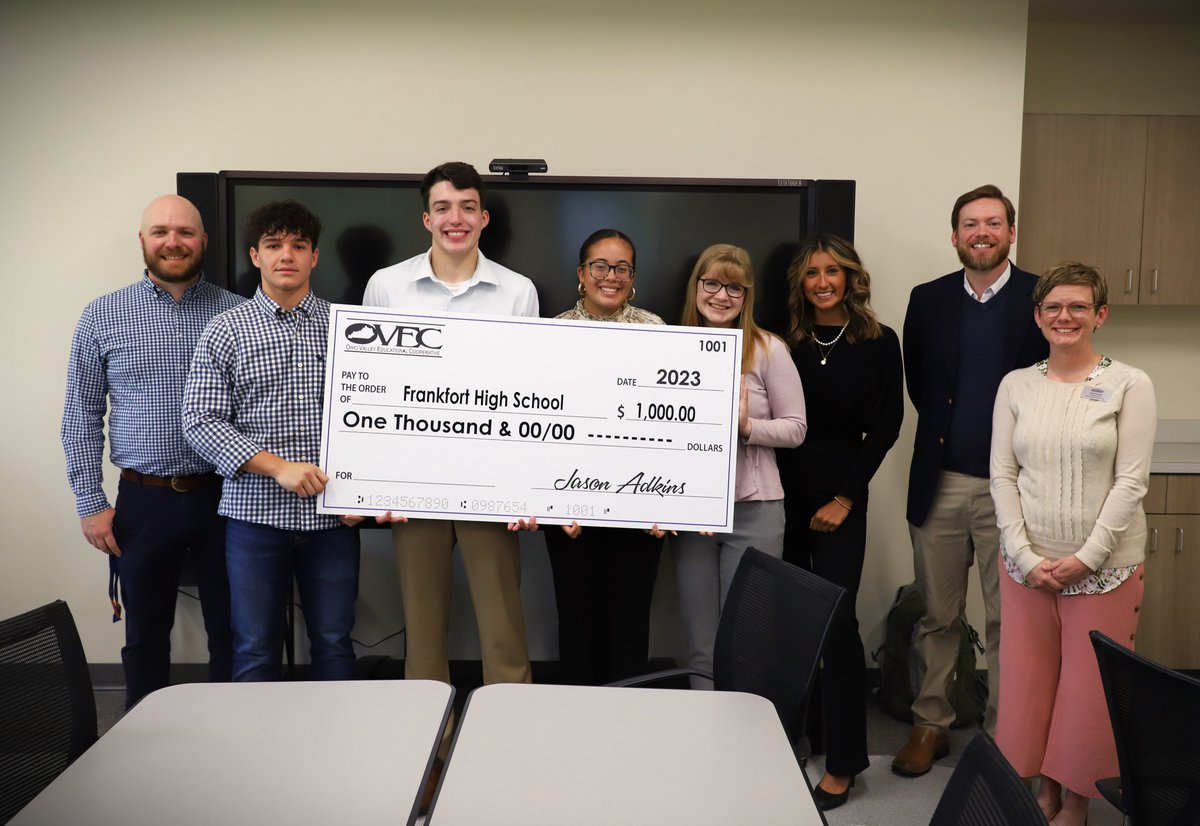 OVECkyed's tweet photo. We were honored to have @WeAreFrankfort High School students come and share with our OVEC Board today. We cannot wait to see all the amazing things to come! https://t.co/3H6FCWfx1v