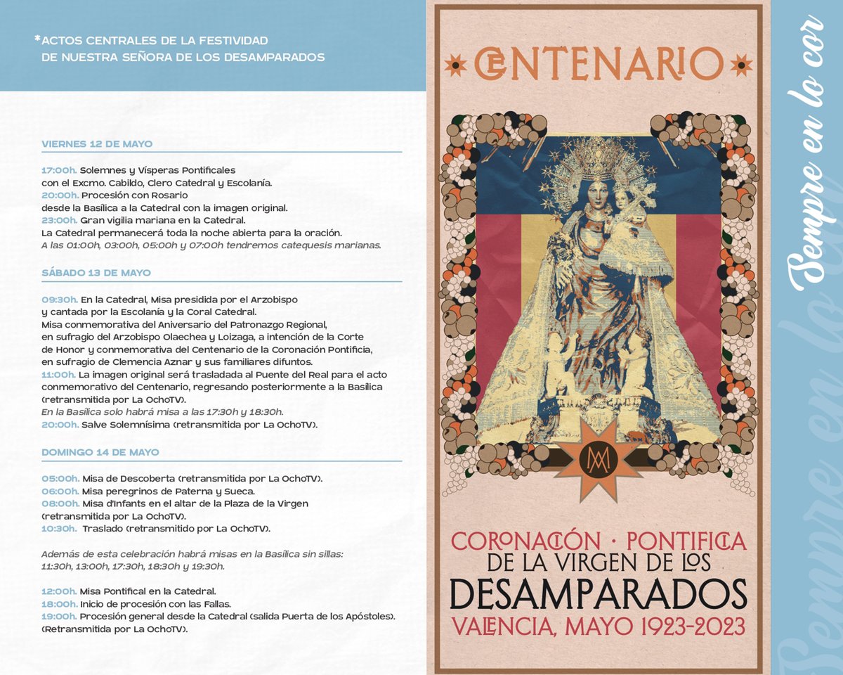 Basílica Ntra. Sra. de los Desamparados tweet media