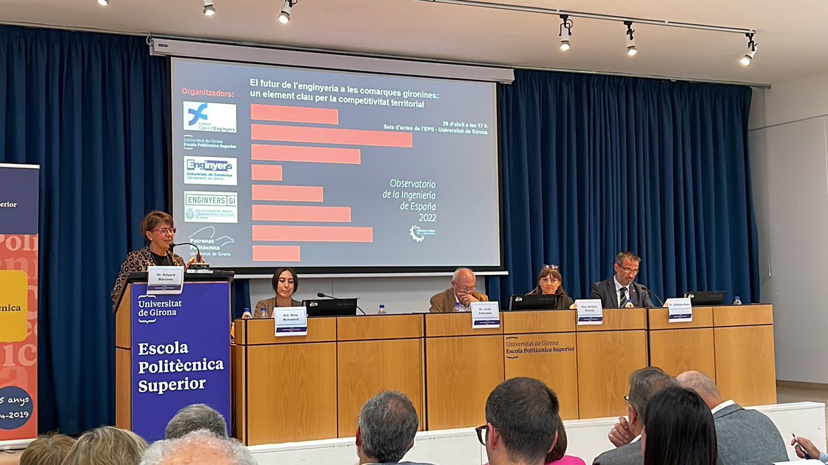 UdGPolitecnica's tweet photo. Seguim amb la #taula #rodona amb la cerca i l’#atraccio de #talent. Fent el matching de l’ #enginyeria i les empreses #tavil @Concentrol @GironaCetig @EICGirona @univgirona @CaixaEnginyers @PatronatEPS https://t.co/r0f8ej1APi