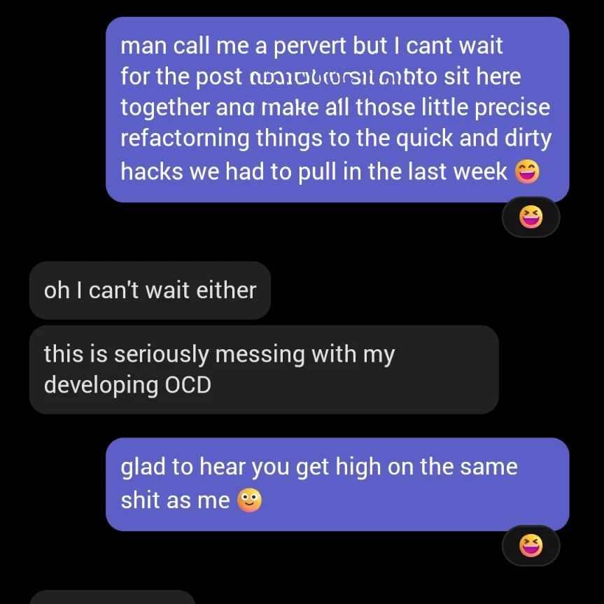 It's nice when you realize some colleagues are the same species as you.

#coderlife instagr.am/p/CrgP-WesE4V/