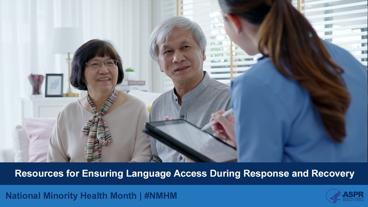 Before disaster strikes, start building partnerships and developing a plan to enhance language access for people with limited English proficiency. Learn about actions responders can take to communicate effectively with the many communities they serve. bit.ly/3Ngdxmy