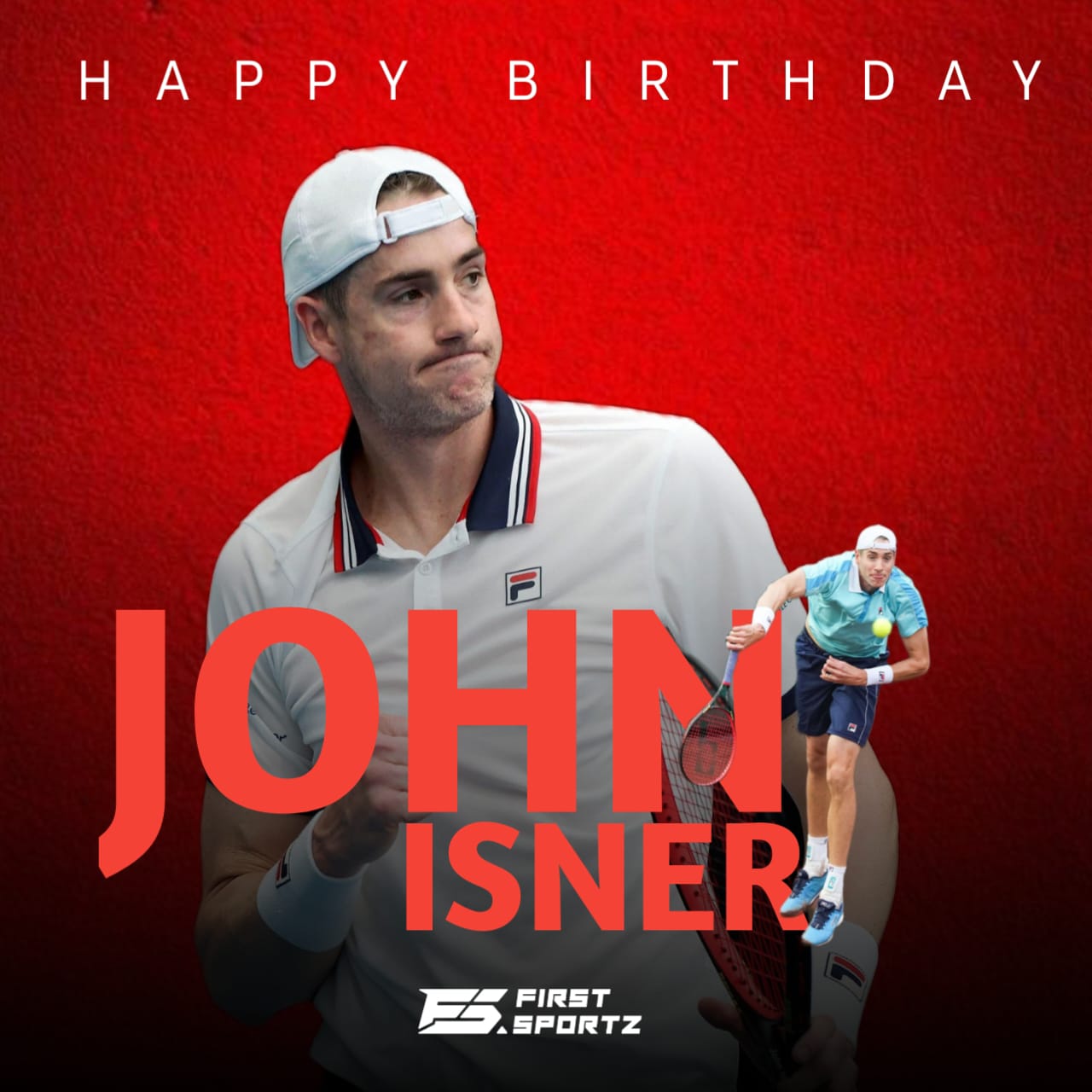 Happy 38th birthday to John Isner 