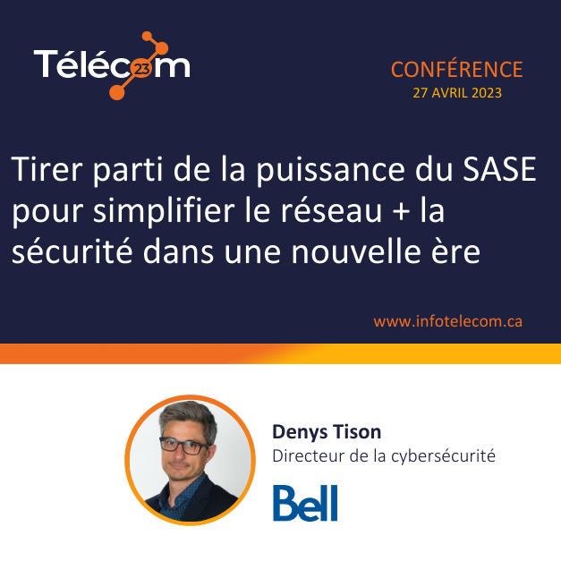 fstvicentin's tweet photo. Rencontrez l'équipe #BellAffaires à Télécom 2023 ! Passez au kiosque Bell (#12) pour découvrir des solutions de sécurité de pointe et ne manquez pas la session de Denys Tison sur la convergence du réseau et de la sécurité à 14 h 30. https://t.co/METFyS6ryB

#JetravaillechezBell https://t.co/GPMBweKv2Z