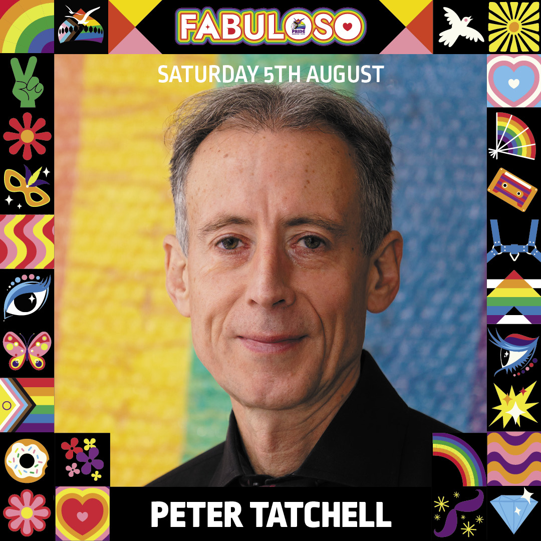 PrideBrighton's tweet photo. We're delighted to welcome campaigner & human rights activist @PeterTatchell as a speaker on Saturday 5th Aug
In his own words, “Don’t accept the world as it is. Dream about what the world could be – then help make it happen”
#BrightonPride #WeStandTogether #LoveProtestUnity https://t.co/go50JYHWfL