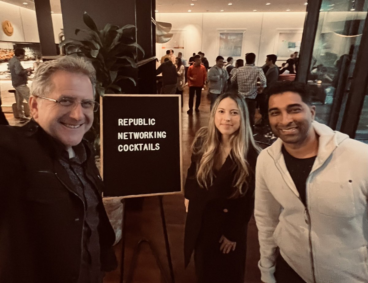 SparkCraig's tweet photo. A big thank you to our friends at #cryptorepublic for the wonderful networking event last night as we start building this yearโs #consensus for the future of #Web3 together!
#arrivant #OTWT https://t.co/YXwDzMHLMG