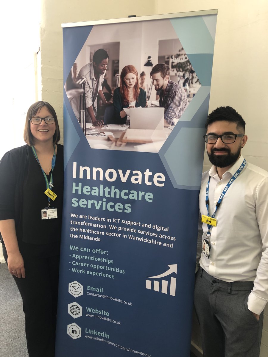 We had a fantastic morning at Aylesford School's careers fair. It was great to get to share with the students Innovate's role in supporting healthcare services #careers #development #technology