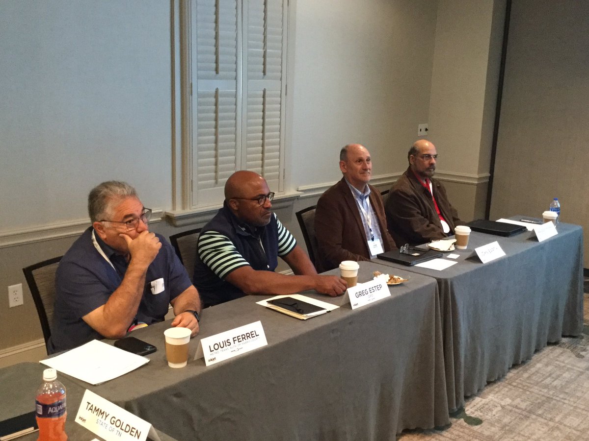 IP_Impressions's tweet photo. In-plants are attending and leading case study presentations at #InkjetSummit for @SolimarSystems and @Technau @MIKELINCOLN1965 https://t.co/nzqY6rsUAh