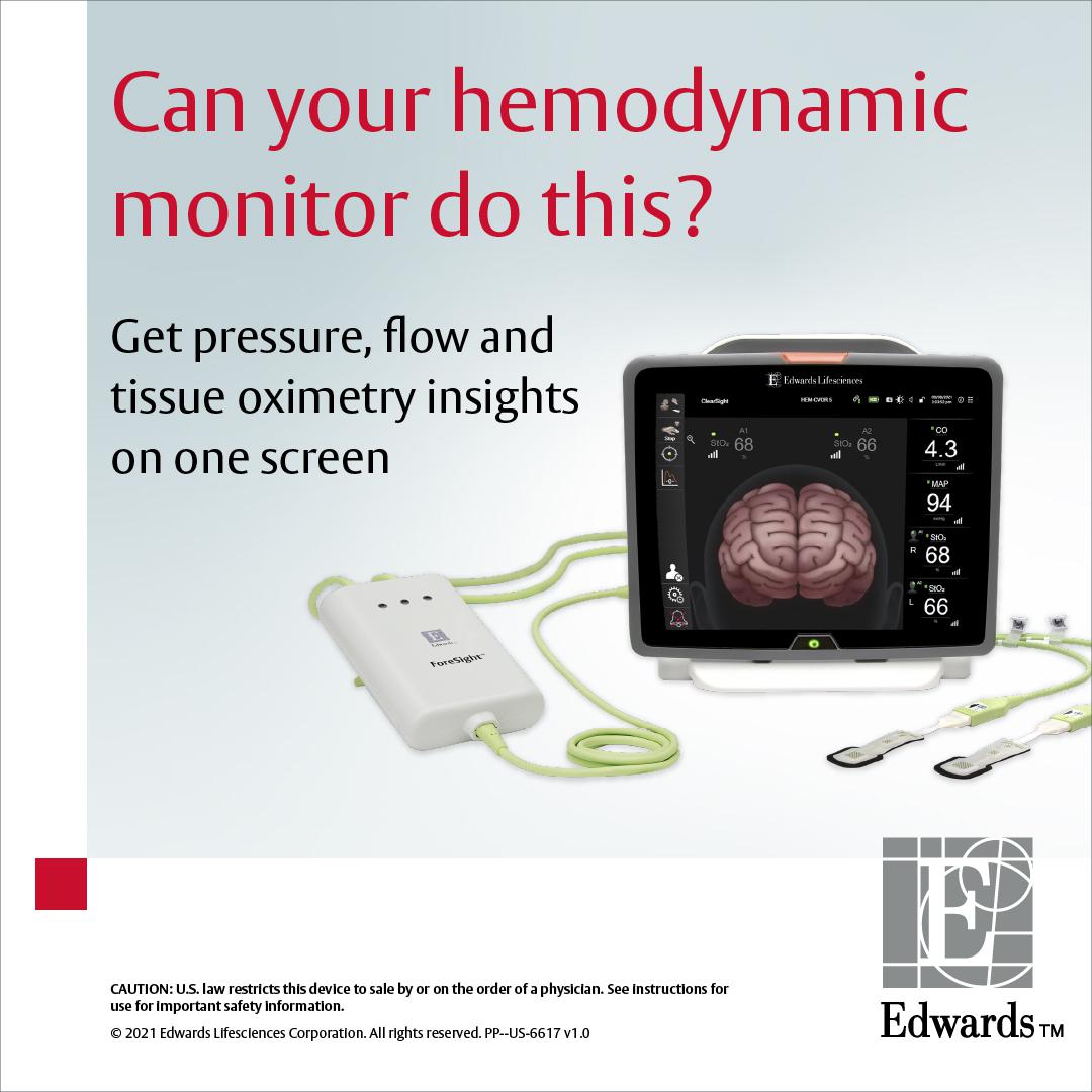 ChelsiMolina's tweet photo. Can you access your tissue oximetry and advanced hemodynamic insights on one monitor? With ForeSight sensor on HemoSphere monitor, you can see pressure, flow and tissue oximetry insights on one monitor. https://t.co/d5IH1RwQ94 #HemodynamicMonitoring #CerebralOximetry https://t.co/weZfoSnMXs
