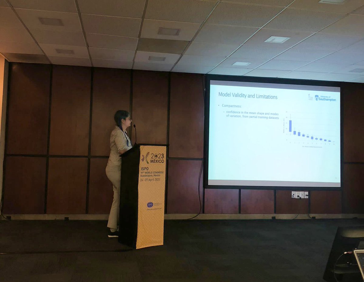 CDT P&O Society (@cdtpandosociety) on Twitter photo Day 2 of #ISPOcongress23 seen our students Tiereny McGuire (<a href="/ImperialBioeng/">Bioengineering</a>) and Fiona Sunderland (<a href="/unisouthampton/">University of Southampton</a>) presenting their PhD work.
Halfway through a fantastic conference in Guadalajara! 🇲🇽 <a href="/ISPO_int/">ISPO International</a> Day 2 of #ISPOcongress23 seen our students Tiereny McGuire (<a href="/ImperialBioeng/">Bioengineering</a>) and Fiona Sunderland (<a href="/unisouthampton/">University of Southampton</a>) presenting their PhD work.
Halfway through a fantastic conference in Guadalajara! 🇲🇽 <a href="/ISPO_int/">ISPO International</a>