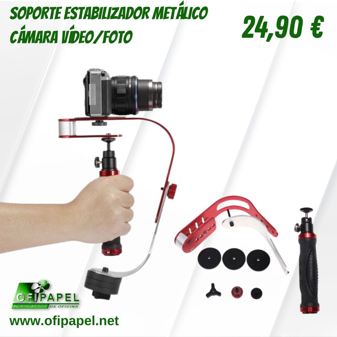 📸 𝐒𝐨𝐩𝐨𝐫𝐭𝐞 𝐄𝐬𝐭𝐚𝐛𝐢𝐥𝐢𝐳𝐚𝐝𝐨𝐫 𝐌𝐞𝐭á𝐥𝐢𝐜𝐨 𝐂á𝐦𝐚𝐫𝐚 𝐕í𝐝𝐞𝐨/𝐅𝐨𝐭𝐨
⁣
Está diseñado para 𝐫𝐞𝐝𝐮𝐜𝐢𝐫 𝐞𝐥 𝐦𝐨𝐯𝐢𝐦𝐢𝐞𝐧𝐭𝐨 𝐲 𝐞𝐬𝐭𝐚𝐛𝐢𝐥𝐢𝐳𝐚𝐫 𝐥𝐚 𝐢𝐦𝐚𝐠𝐞𝐧 𝐝𝐮𝐫𝐚𝐧𝐭𝐞 𝐥𝐚 𝐠𝐫𝐚𝐛𝐚𝐜𝐢ó𝐧.
🤳 ofipapel.net

#IslasCanarias