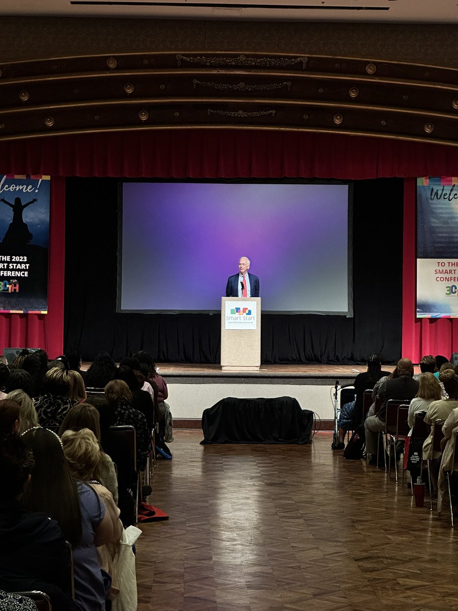 NCPC Board Chair Charles Bowman addresses #smartstart2023 bringing sense of purpose and thanks!