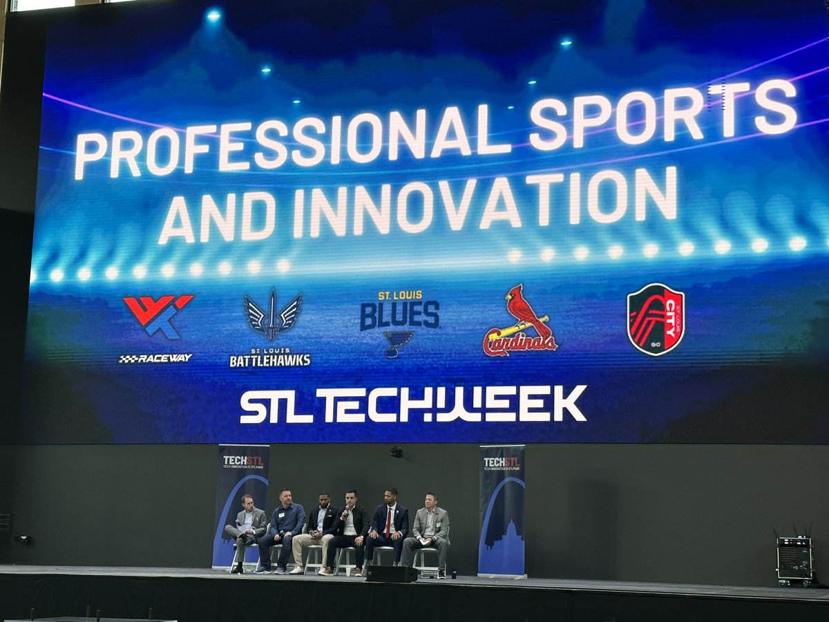 TechSTLmo's tweet image. Thank you to our morning panelists at the STL SportsTech Conference! #STLTechWeek2023