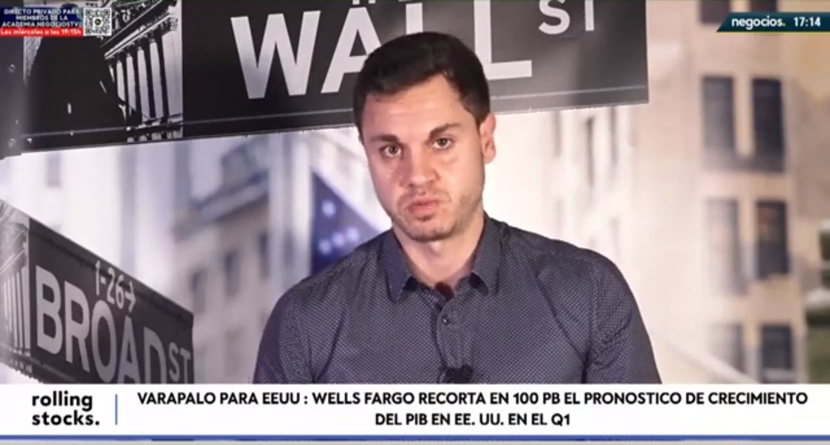 negocios_tv's tweet photo. Varapalo para EEUU: Wells Fargo recorta en 100 PB el pronóstico de crecimiento del PIB en EEUU el Q1
https://t.co/Zptm9j5LCT
#eeuu #wellsfargo #pibeeuu #datopibeeuu #datosmacro #estadosunidos #inversioneseeuu #economia #economiaeeuu #mercadosfinancieros #mercados #negociostv https://t.co/3cUI8Ohpga
