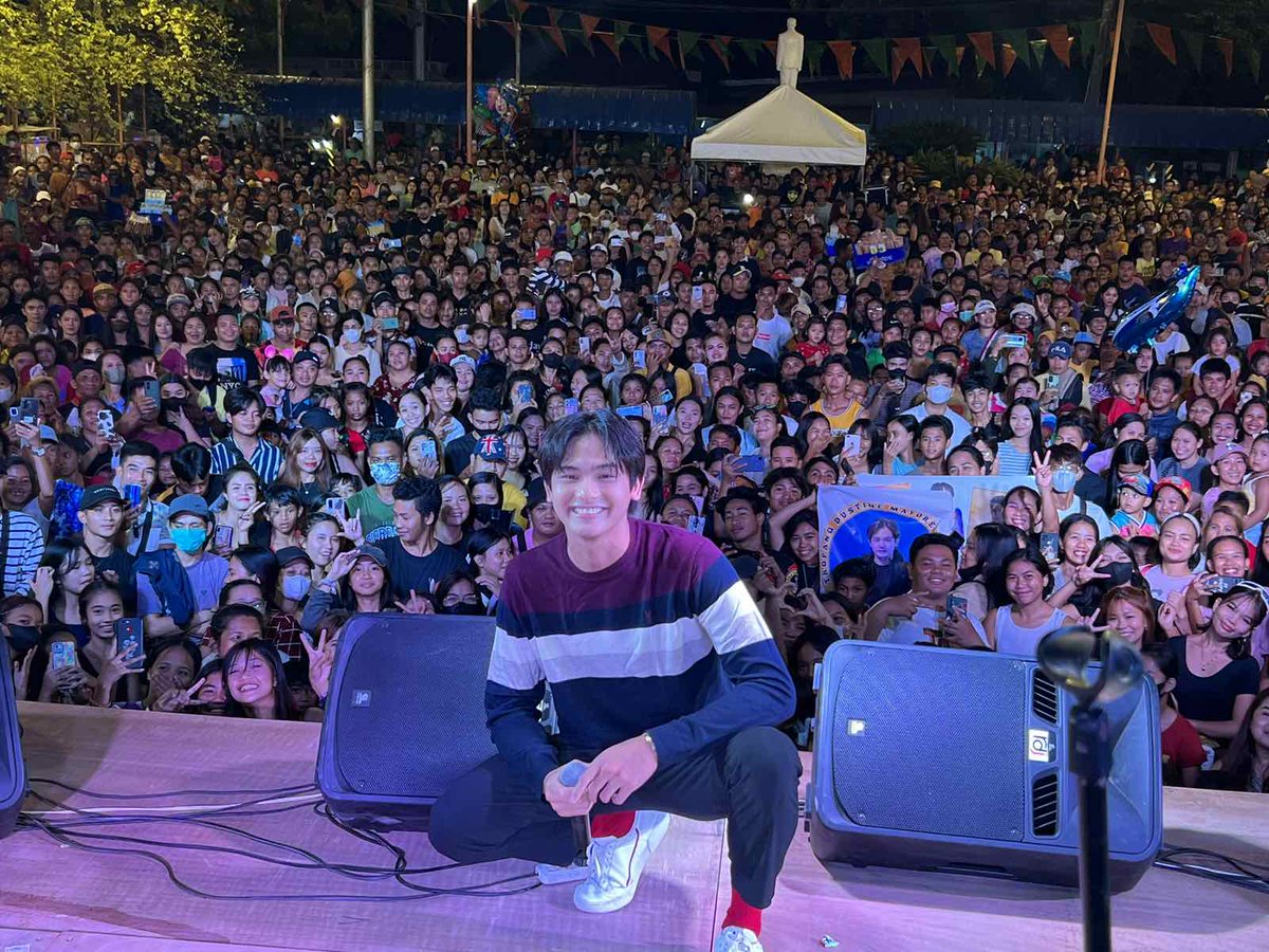 starhuntabscbn's tweet photo. LOOK: Dustine Mayores (@dustinemayores9) at Sinaot Festival in President Roxas, Capiz! ✨ https://t.co/UkXKXLrTRl