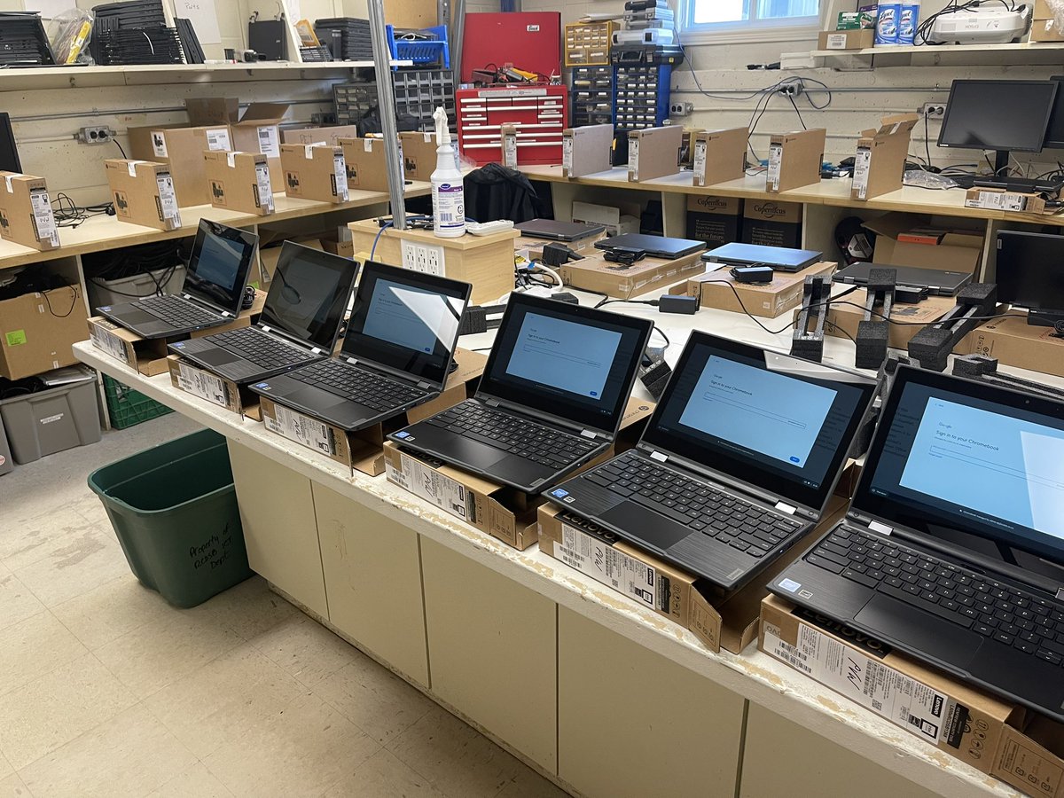 The amount of work that members of the @RCDSB ICT team do behind the scenes 12 months a year is truly incredible. Everyone needs to see what it takes to provide the students and staff of our district with the latest and greatest technology in a safe and secure manner.