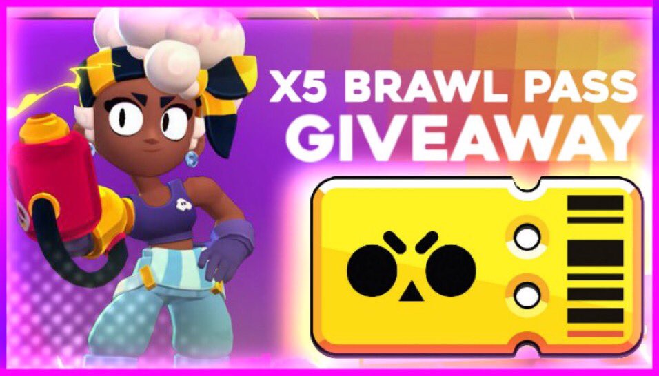 J (@xhei23387412) on Twitter photo 🎁 GIVEAWAY: Brawl Pass Season 18 The Rumble Jungle
Giving away 5 Brawl Passes! 
📒To Enter :
✅Follow me
♥️Like
♻️Retweet
🏷️Tag 2 Brawl Friends
💬Comment #Brawlpassgiveaway
Good luck everyone! 
📨Keep Dm Open Winner in 10 Days
#Bananascoltgiveaway #BrawlTalk #BrawlStars 🎁 GIVEAWAY: Brawl Pass Season 18 The Rumble Jungle
Giving away 5 Brawl Passes! 
📒To Enter :
✅Follow me
♥️Like
♻️Retweet
🏷️Tag 2 Brawl Friends
💬Comment #Brawlpassgiveaway
Good luck everyone! 
📨Keep Dm Open Winner in 10 Days
#Bananascoltgiveaway #BrawlTalk #BrawlStars