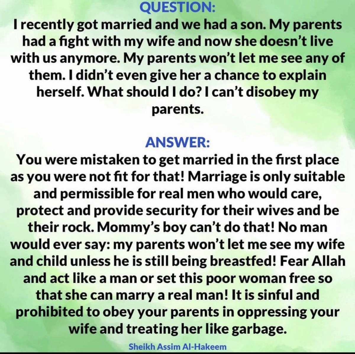 Sheikh don vex! But chairman, you sef no try